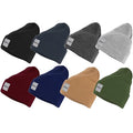 Unisex Winter Knitted Beanie Hats Customizable Many Colours with Patch New Womens Mens Beanie Common Fabric Letter Pattern