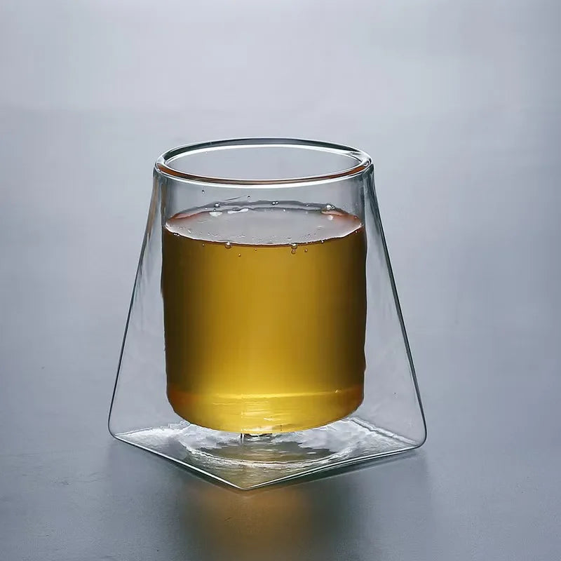 Hand Made Borosilicate Double Wall Glasses Espresso Latte Cups Coffee Tea Drinking Glass Cup