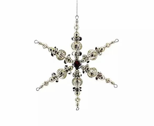 Artificial Snowflake Ornament for Xmas Christmas Tree Decoration