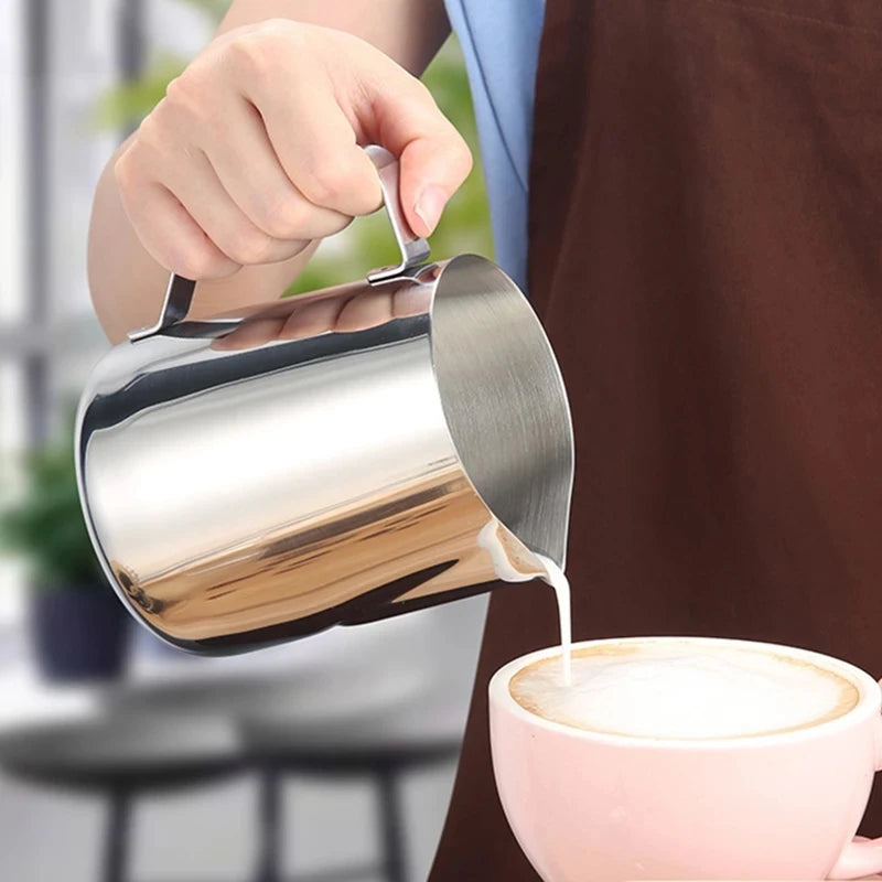 Factory Price 600ml Scale Milk Frothing Pitcher Stainless Steel Espresso Steaming Coffee Barista Latte Frother Cup Jug