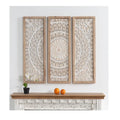 Handmade Home Decorative Laser Carving Wood Design Accents Interior Gift Decoration Wall Art Carved Wood Panel