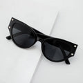 ADE WU STY4465 Trendy Cat Eye Rivet Design Sunglasses Women Outdoor Tortoiseshell Shades Jelly Frame Sunglasses UV400 Wholesales