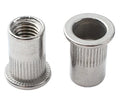 Factory Direct Sale Stainless Steel Plat Head Rivet Nut SS304 SS316 Locking Nut With Metric Certification