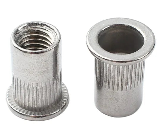 Factory Direct Sale Stainless Steel Plat Head Rivet Nut SS304 SS316 Locking Nut With Metric Certification