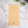 Customized Single Wedding Invitation Simple Style Velvet with Gold Foil Luxury Anime Paper Design in Customized Size