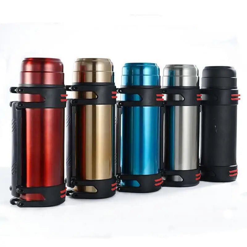 Customized Large Capacity Thermos Water Bottle 304 Stainless Steel Outdoor Travel Sports Vacuum Cup Double Wall Thermos Flask