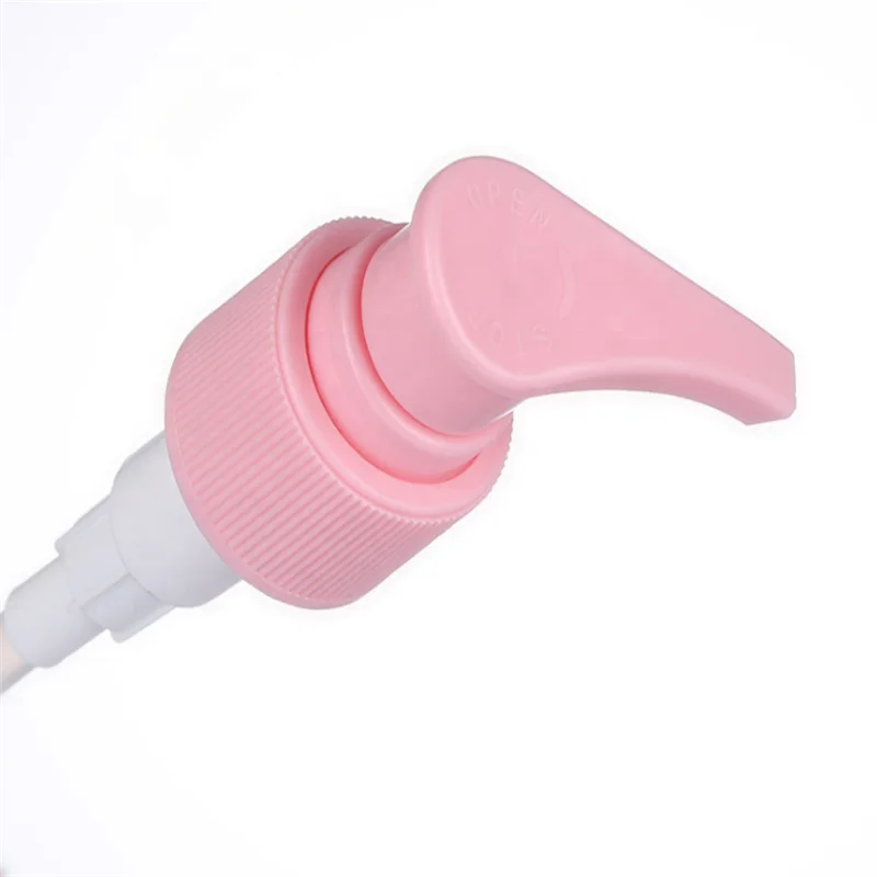 Yo Li O Empty Gold Silver Non Spill Aluminium-Plastic Pump Bottle Best Selling Treatment Liquid Soap Pink
