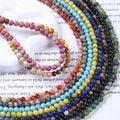 Wholesale 4mm Genuine Natural Round Loose Precious Crystal Gemstone Prayer Beads Strand Chinese for Jewelry Making