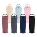 Custom Log 830ml Stainless Steel Tumbler Insulated Leakproof BPA-Free Insulated Thermo Cup Double Drinking Mouth Coffee Mug