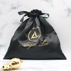 Large Satin Dust Bag Custom Shoes Package Satin Drawstring Bag