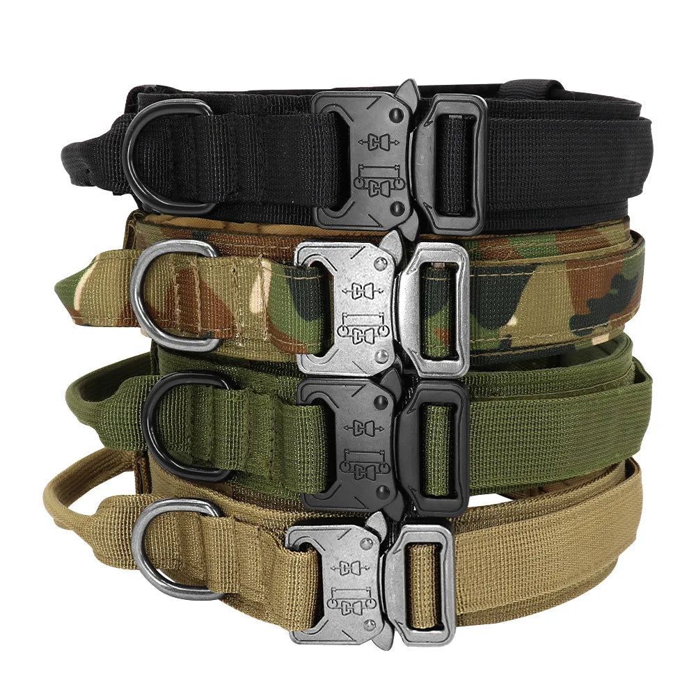 Traction Rope Large Medium-sized Dog Pets Training Tactical Camouflage Leash Ropes Dog Harness Pet Leash Designer Dog Collar