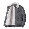 Men's Winter Jackets Fleece Warm Thick Jacket Mens Fashion Fur Collar Coat Autumn Outwear Casual Plus Size 5XL Jackets for Men