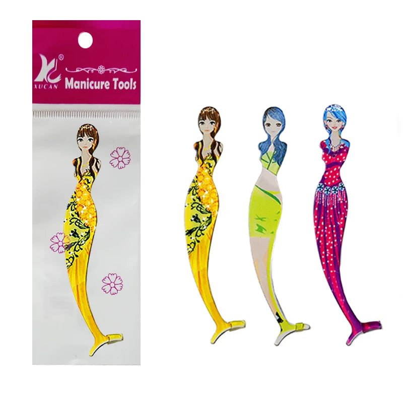 Professional Color Mermaid Cartoon Eyebrow TweezersGrafted Eyelash Tweezers Remover Tools Cosmetics Beauty