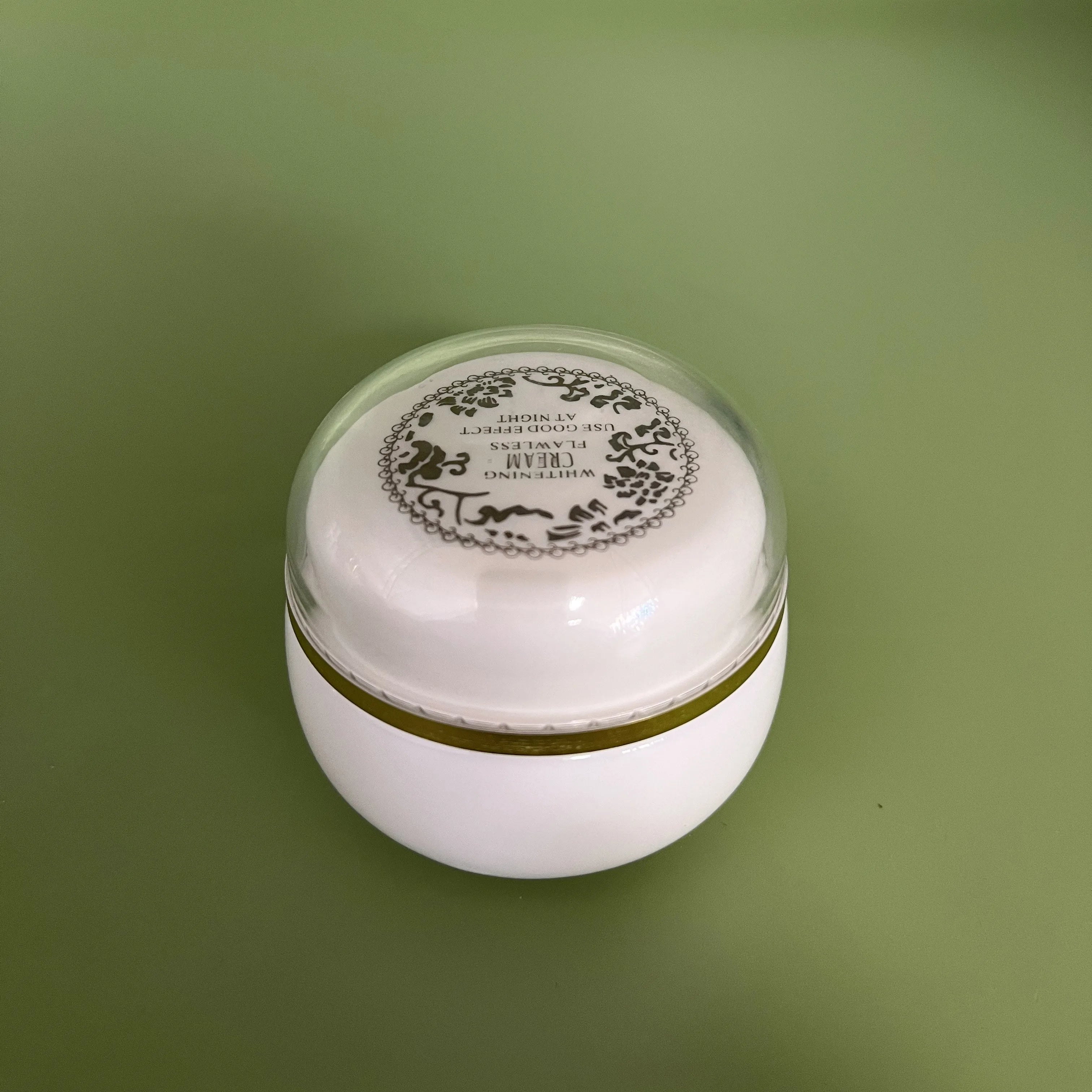In Stock 30ml 30g 50g White Glass Refillable Cosmetic Jars Empty Face Cream Lip Balm Storage Container Bottle With Gold Lids