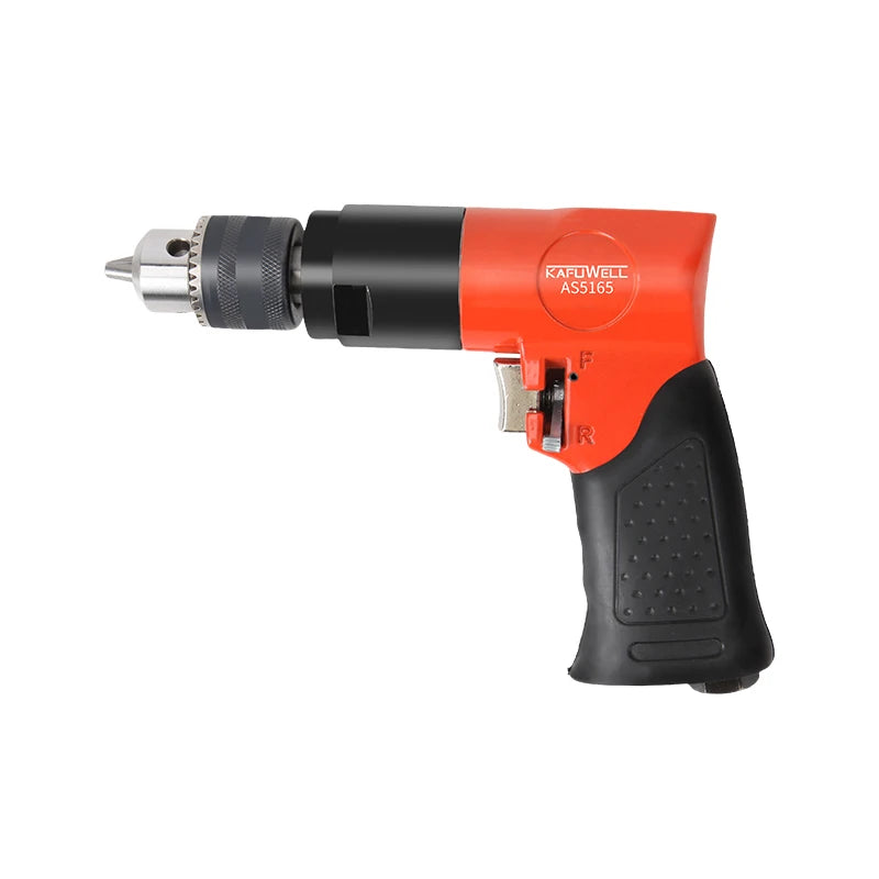 KAFUWELL AS5165 3/8" Professional Keyed Pneumatic Air Reversible Drill With Direction Switch Rotationdirection