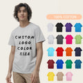 Custom Graphic Logo Printed Men's T-Shirts Plain Cotton Knitted T Manufacturer's Shirt Designs for Sublimation