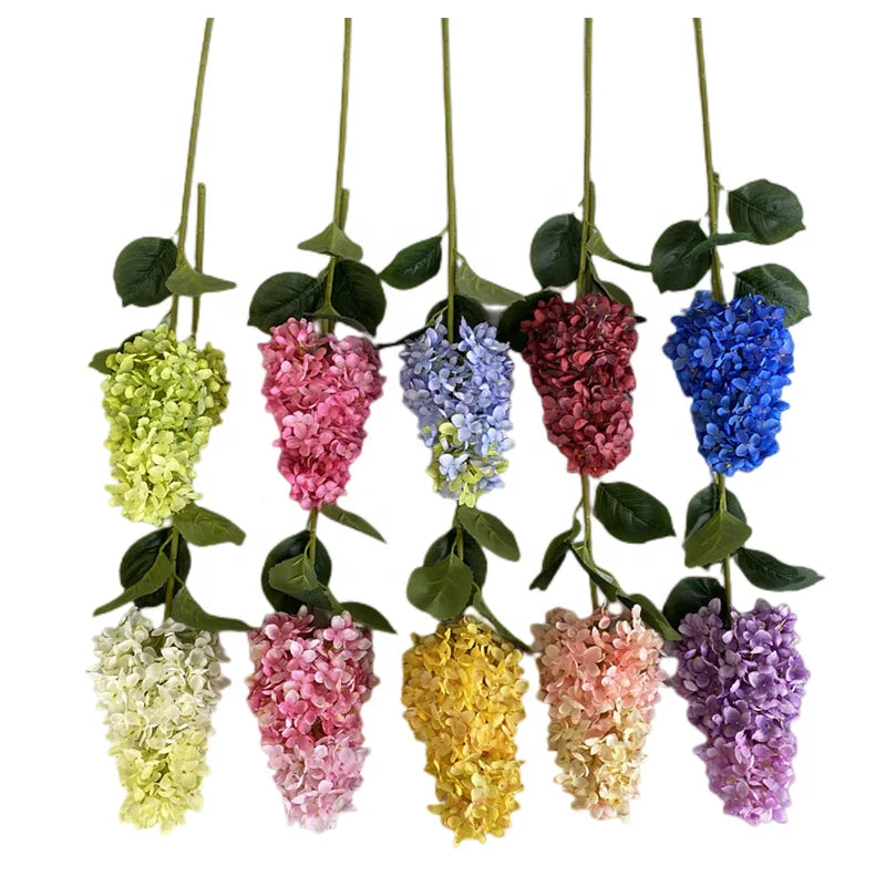 Big Size Hyacinth Artificial Flowers Delphinium for Home Wedding Decoration