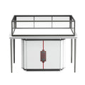 Shangliang GT-11 Wood Stainless Steel & Glass Luxury Jewelry Display Showcase