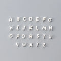 S925 Sterling Silver Initial Letter 'A' Cute Single Alphabet Pendant for DIY Jewelry Gift Accessory with Brass Material