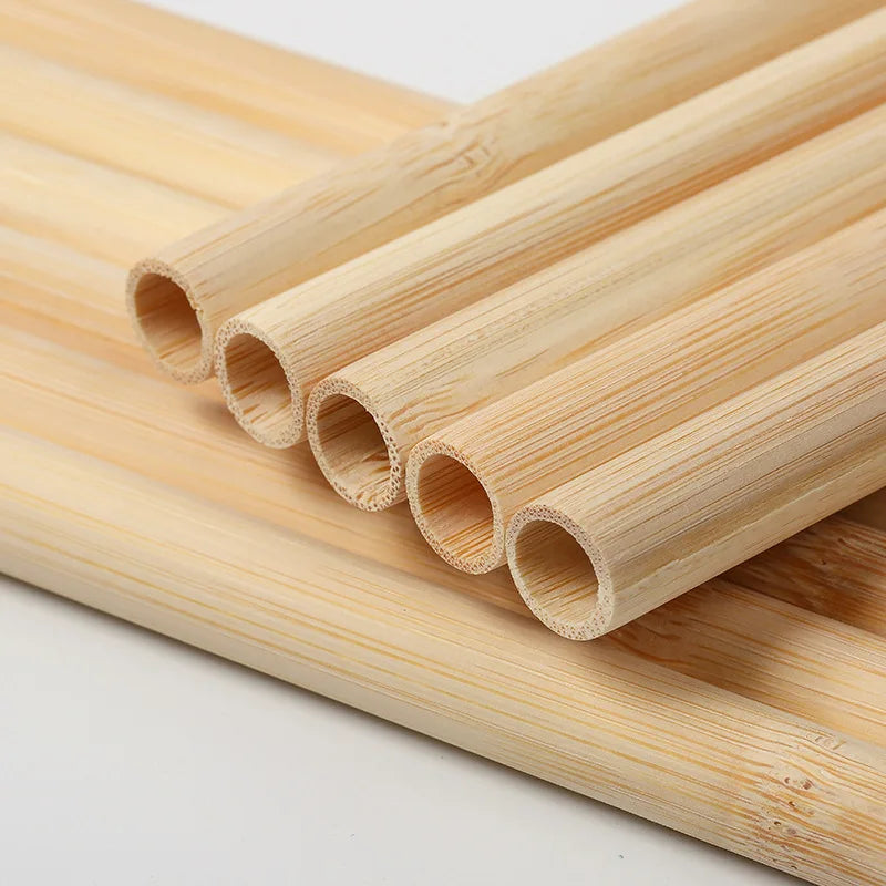 Hot Sell Wholesale Handmade Eco Friendly Bamboo Straws Reusable Natural  Bamboo Straws