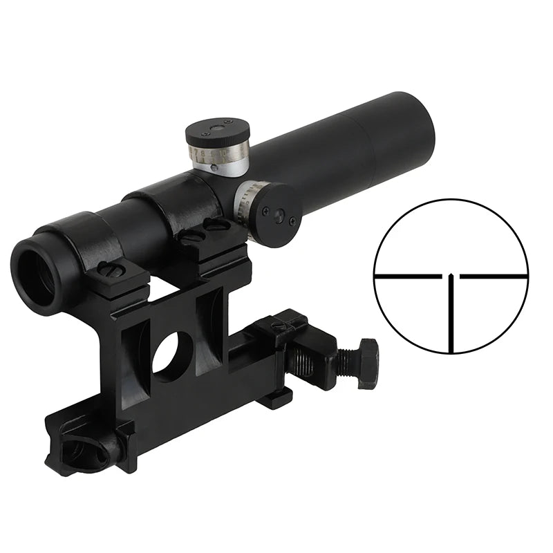 Factory Wholesale FOCUHUNTER 3.5x18 Mosin Nagant SVT-40 Spotting Scope 6061 Aluminum 3 Post Reticle Shockproof Fogproof Green