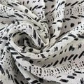 75D 100% Polyester Twisted Digital Print Chiffon Fabric Custom Designer Printed Silk Satin for Girls Wedding Dresses
