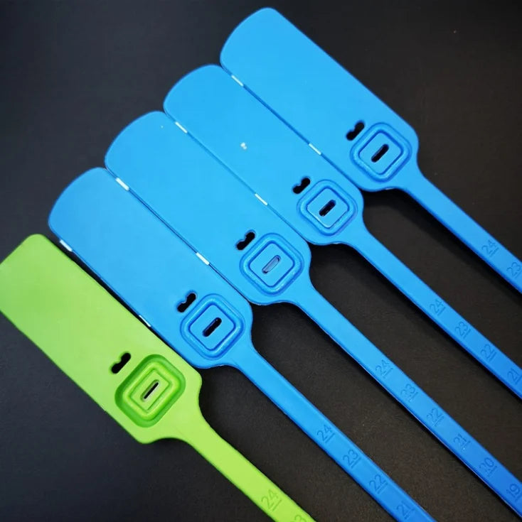 Security Seals Pull Tight Polyethylene Logistics Plastic Plastic /polypropylene Printable Company LOGO Barcode and Digital Code