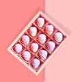 Bestyle Custom Printed Eco Friendly Disposable Card Paper Chocolate Strawberry Box Food Grade Gift Packaging Matt Lamination UV