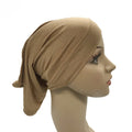 Hot Selling Plain Stretchy Soft Modal Underscarf Cotton Jersey Inner Hijab Muslim Tube Bonnet