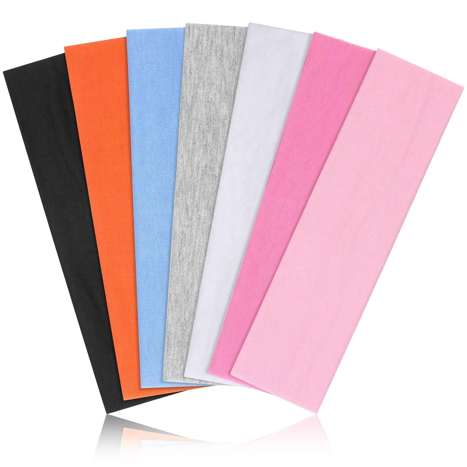 Custom Printing Logo Mix Designs Elastic Soft Cotton Non-Slip Unisex European American Style Hair Bands Daily Workout Headband