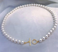 C194 925 Sterling Silver 18K Gold Plated Pearl Clasp for Jewelry Wholesale Metal Cord Ends Clasp Necklace or Bracelet Clasp