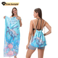 Creative Large Size Custom Portable Storage Backpack Printed Novelty Eco-Friendly Quick Drying Breathable Microfiber Beach Towel