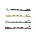 New Popular 50MM Colorful Metallic Crimped Grip Hairpins Secure Hold Wavy Slide Proof Hair Styling Pins for Hair Accessories