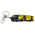 Custom Keychain PVC Rubber Keychain Rings With Own Logo Promotional