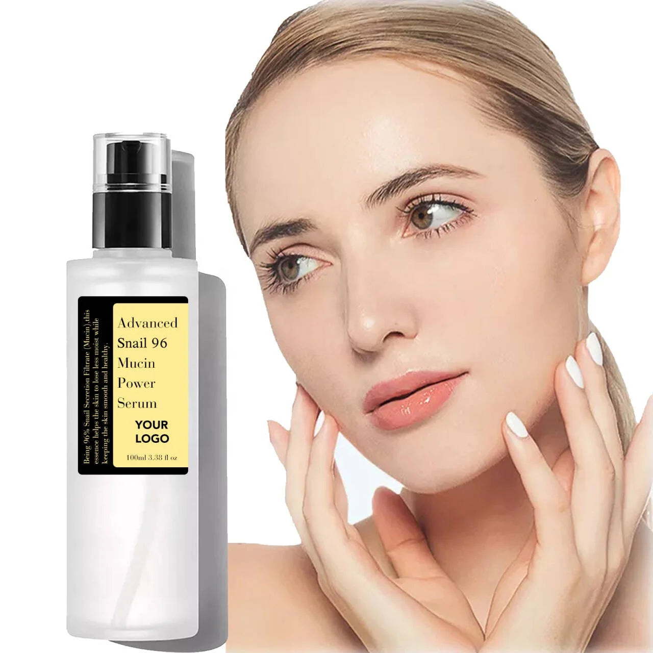 Oem Private Label Snail Mucin Snail Serum 96 Moisturizing Snail Mucin 96% Power Repairing 100Ml