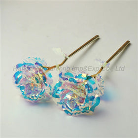 Hot Selling Best Chinese Party Supplies for Valentine's Day galaxy Rose 24k Gold Valentines Day Garland