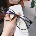 New Transparent Retro Glasses Frame Fashion Anti-blue Light Flat Mirror