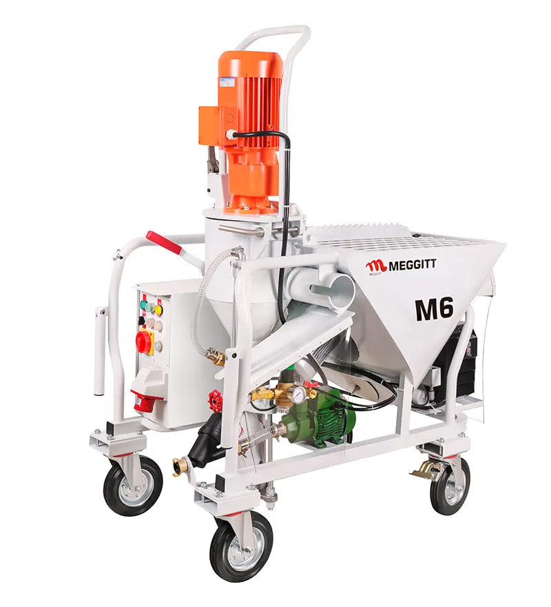 Automatic Gypsum/Cement Mortar Spraying Machine with Efficient Pump Engine & Gear Motor Core Component for High Performance
