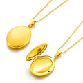 Personality Stainless Steel Oval Shaped Box Pendant Necklace Photos Locket Pendant Chain Necklace Jewelry