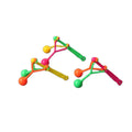 Plastic Clacker Noise Maker Clicker Clanker Clank Toy - Fun Classic Novelty Music Party Favor Toy