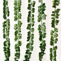 90 Inch 12 Strands Artificial Ivy Leaf Plants Vine Hanging Garland Foliage Flowers Home Kitchen Garden Office Wedding