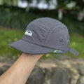 Wholesale Custom Logo 5 Panel Sport Running Mesh Hat Soft Lightweight Flexible Nylon Outdoor Gorras Camp Cap Custom Nylon Hats