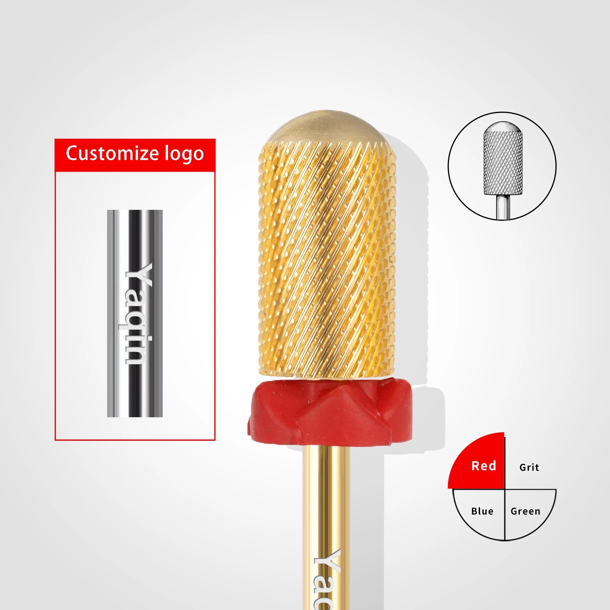 Safety Barrel Nail Drill Bits 3/32 Smooth Top Carbide Manicure Bit Remove Thick Gel Drills Accessories Supplier