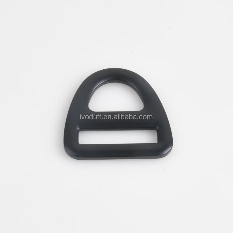 25mm Matte Black Metal a Shape Ring Buckle Handbag Purse Triangle Ring