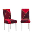Printed Dining Room Chair Covers Universal Stretch Removable Spandex Slipcovers for Living Room Kitchen Parsons Chair