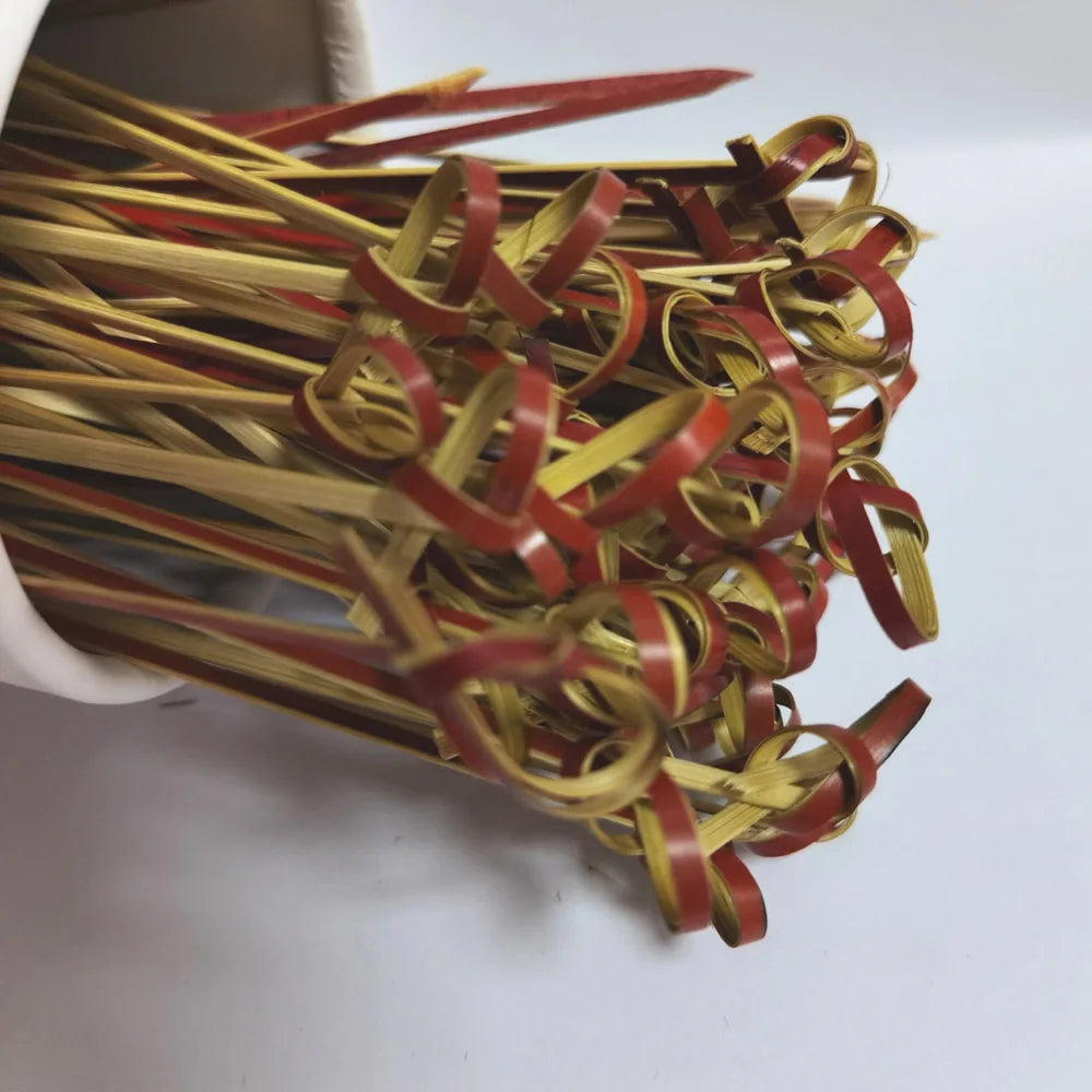 4.5inch  Eco-friendly and Biodegradable bamboo picks  100pcs hot sale