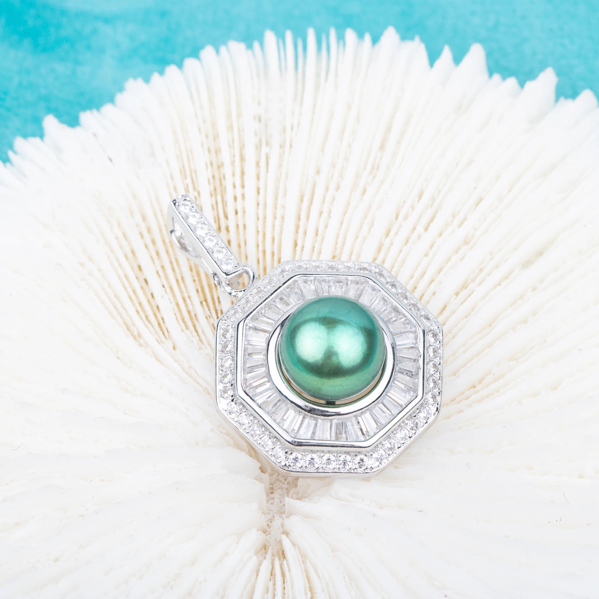 P010867 DIY 9-12mm Natural Freshwater Pearl Pendant Accessory 925 Sterling Silver Engagement Jewelry Necklace for Women