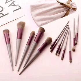 Wholesale Brush Make Set up Black Luxury Makeup Brush Set Kit Wood Handle Private Label Foundation Cosmetic Makeup Brushes