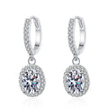 Classic S925 Silver Moissanite Earrings