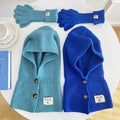 Wholesale Neck Knit Hat Autumn Winter Korean Version of Warm Neck Wrap Head Wool Gloves Set